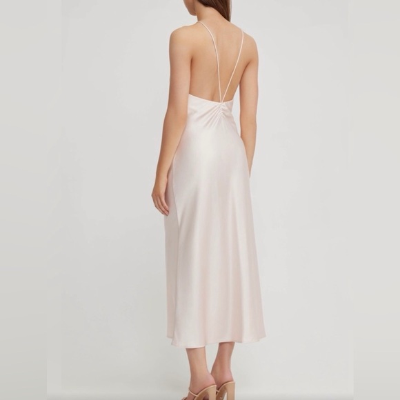 Significant Other Vienna Satin Dress Rose Pink - Picture 2 of 7